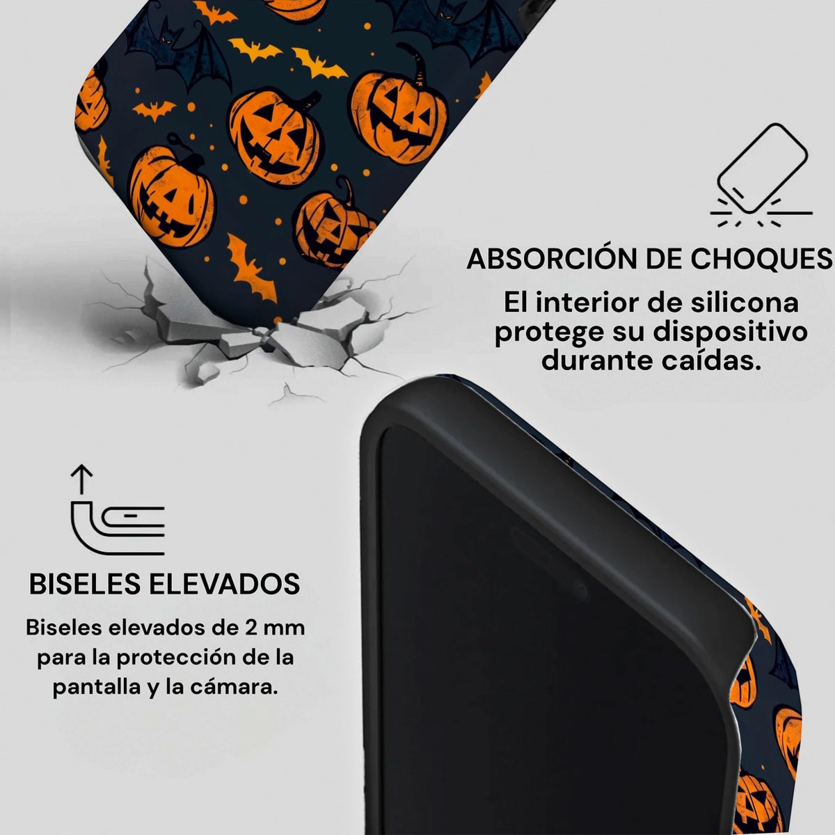 Carcasa de Halloween para iPhone - Calabazas de Medianoche