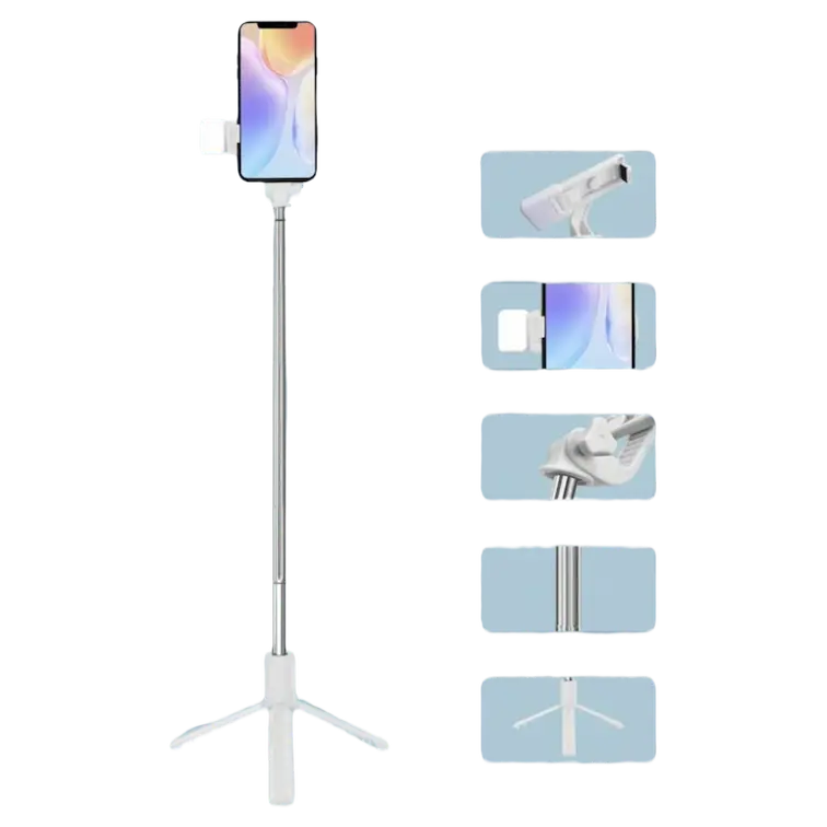 Características destacadas del trípode y todas sus configuraciones