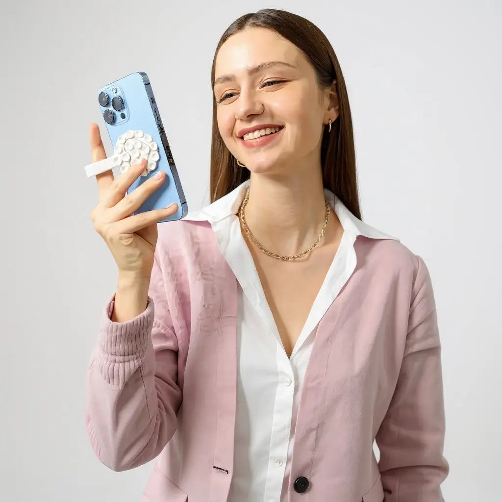 Pop-Suction para iPhone - Blanco