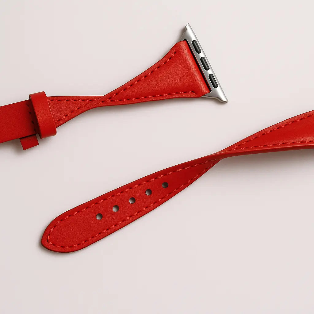Doblés de la pulsera para muestra de resistencia - material de cuero sintético premium