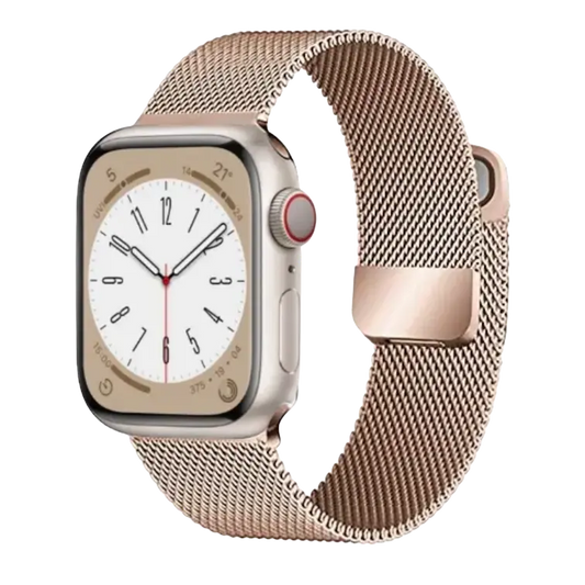 Pulsera de Apple Watch color champagne - ajuste imantado