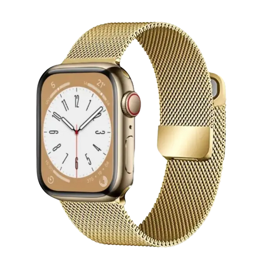 Correa Milanese Loop en color Oro - Diseño clásico y formal