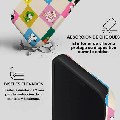 Carcasa Two Protect para iPhone - Snoopy Collage