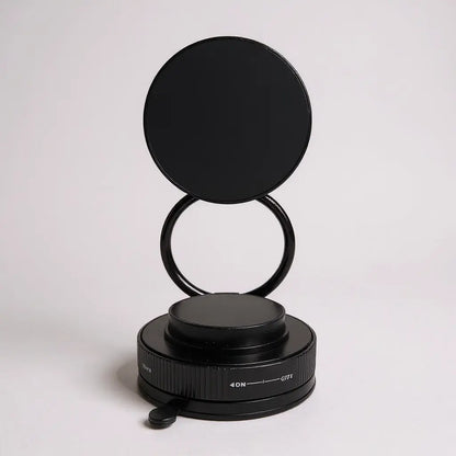 Mini soporte para auto y escritorio magnético - color negro
