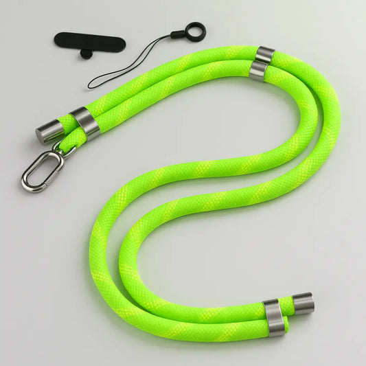Tirante verde neón para iPhone - material resistente